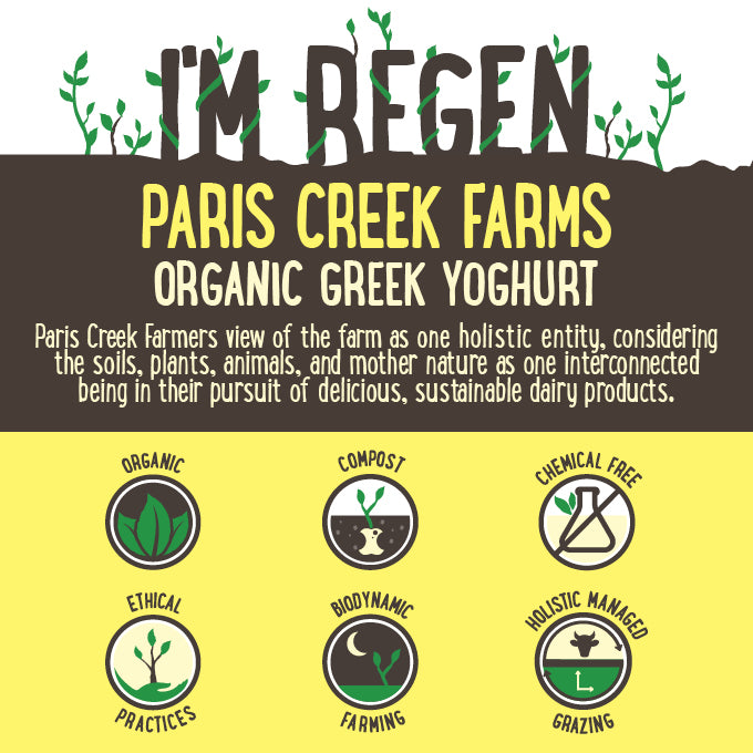 Paris Creek Farms Organic Greek Style Yoghurt | Harris Farm Online