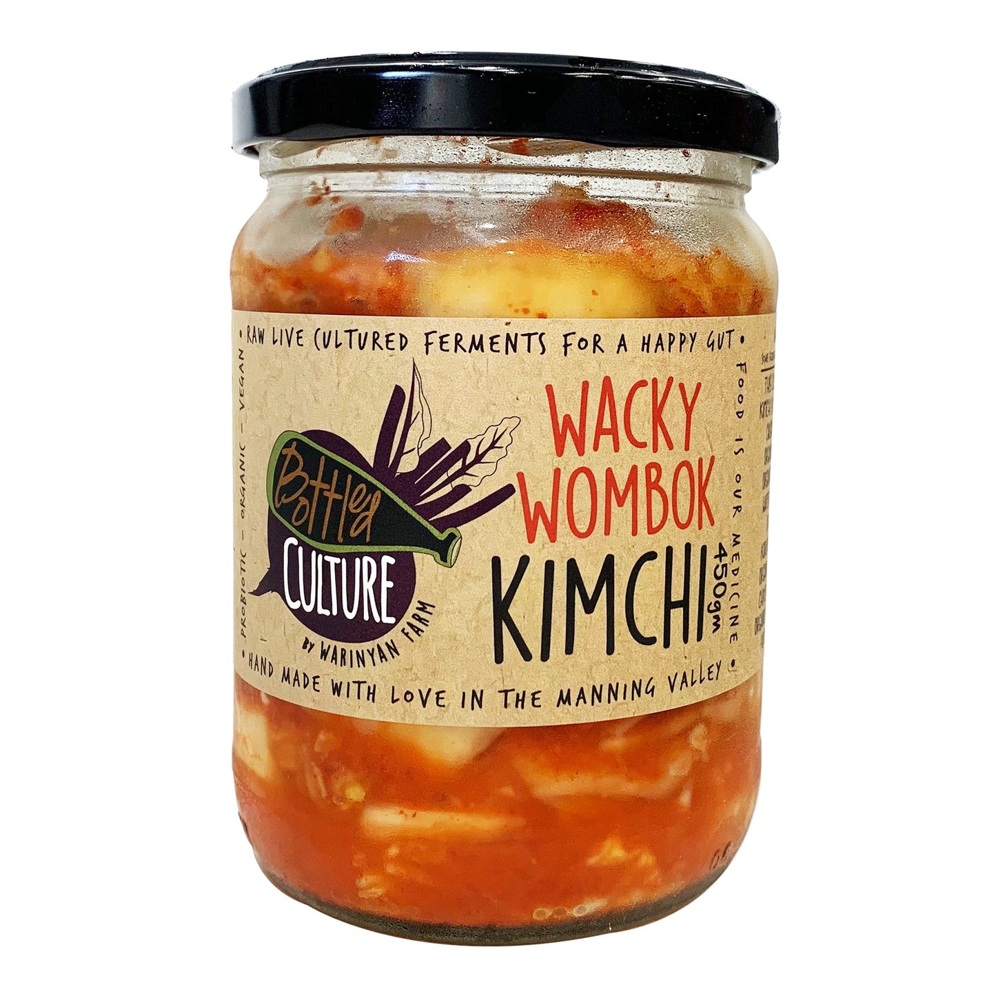 Bottled Culture Wacky Wombok Kimchi 450g