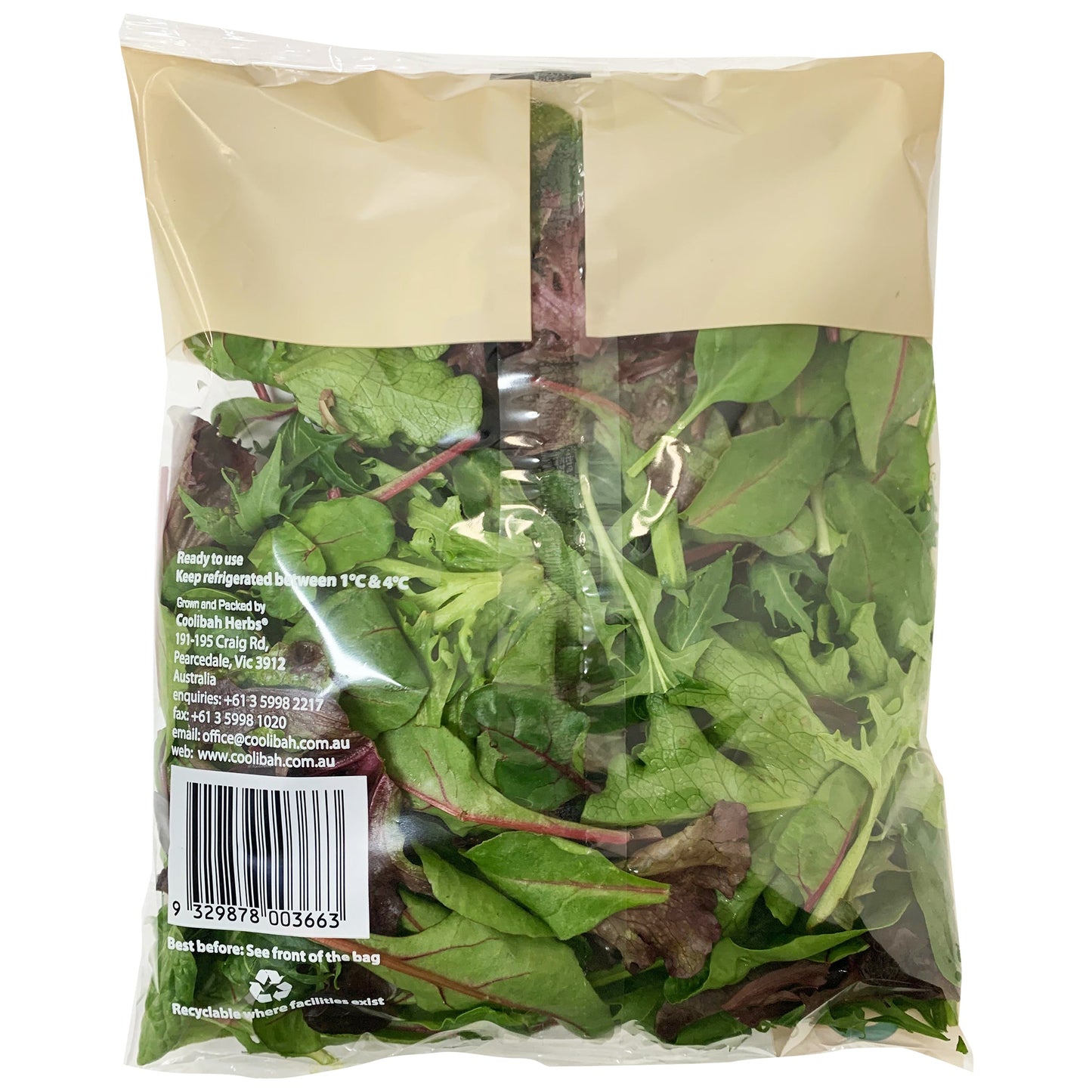 Coolibah Organic Salad Mix Organic 100g