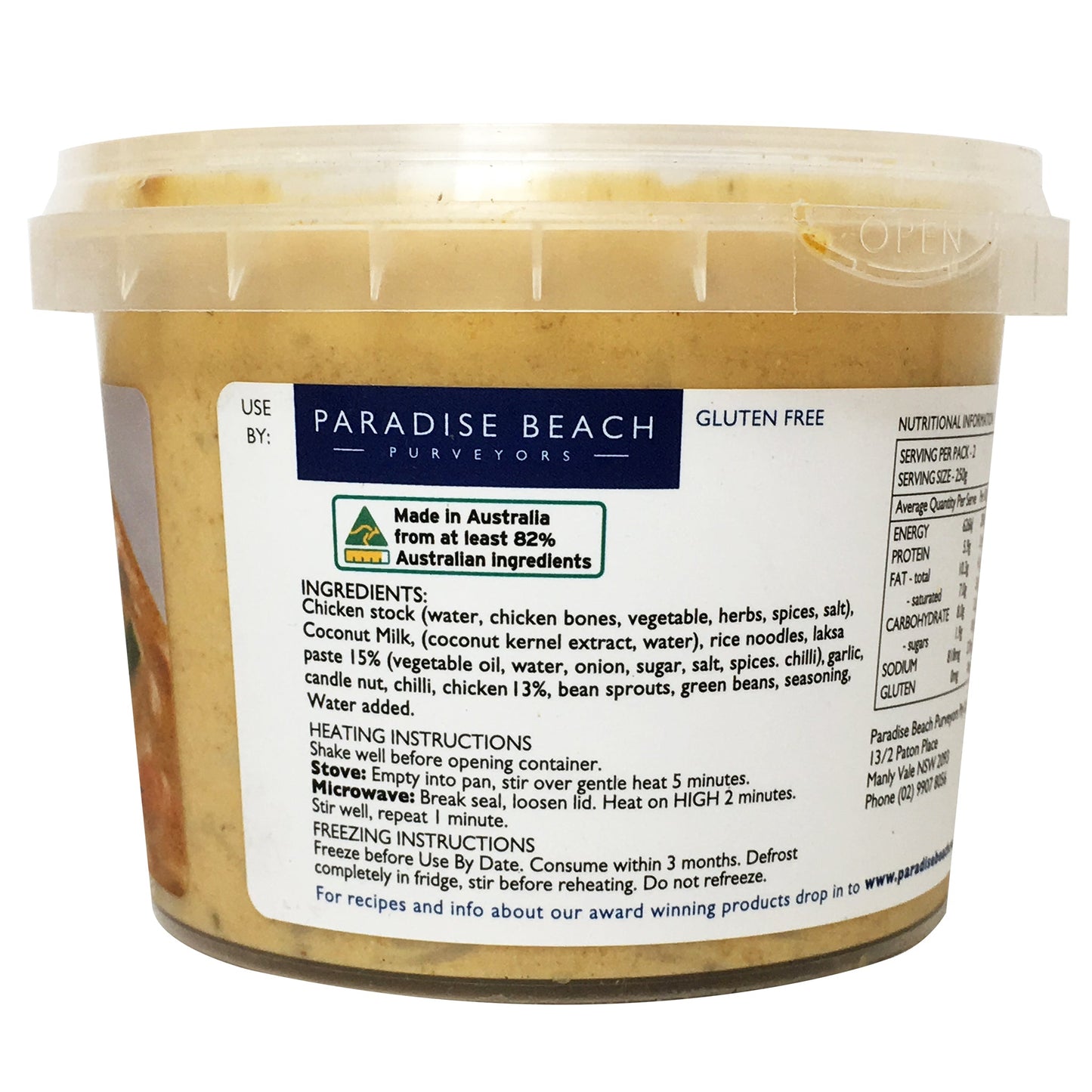 Paradise Beach Soup Chicken Laksa 500g