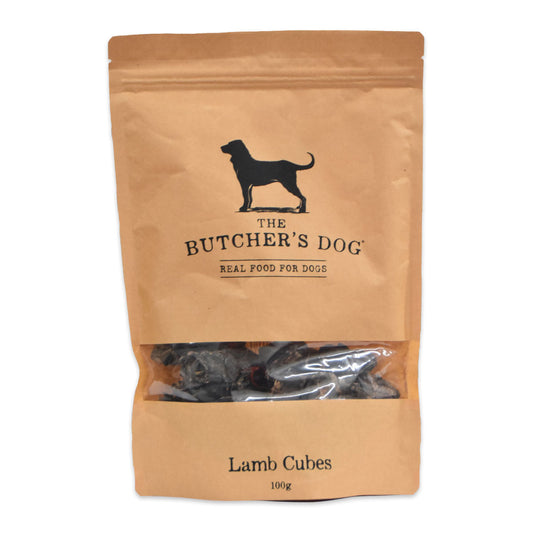 The Butchers Dog Lamb Cubes 100g | Harris Farm Online