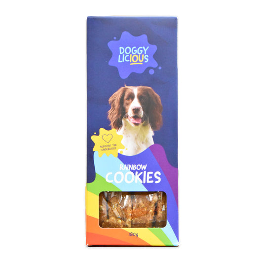 Doggylicious Doggy Cookies Rainbow 180g