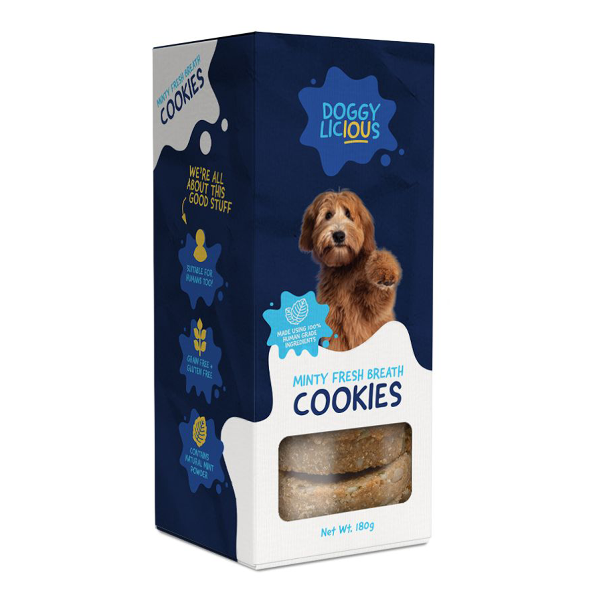 Doggylicious Doggy Fresh Breath Cookies 180g