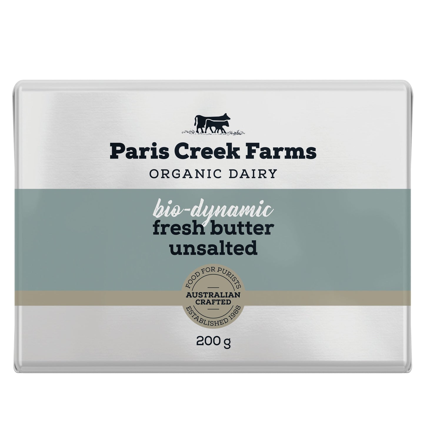 Paris Creek Farms Bio-Dynamic Organic Fresh Unsalted Butter | Harris Farm Online