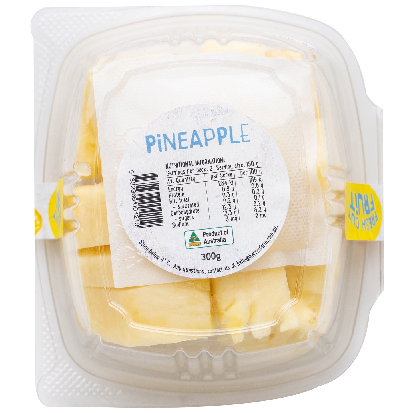 Harris Farm Pineapple Cut 300g