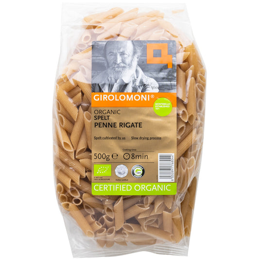 Girolomoni Organic Spelt Penne Rigate | Harris Farm Online