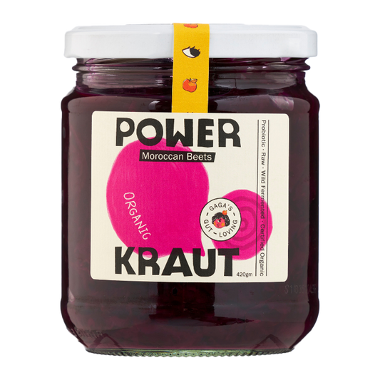 Gaga's Organic Powerkraut Moroccan Beets 450g