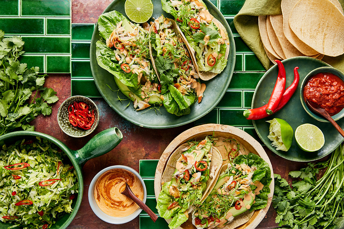 Smoked Mackerel Tacos