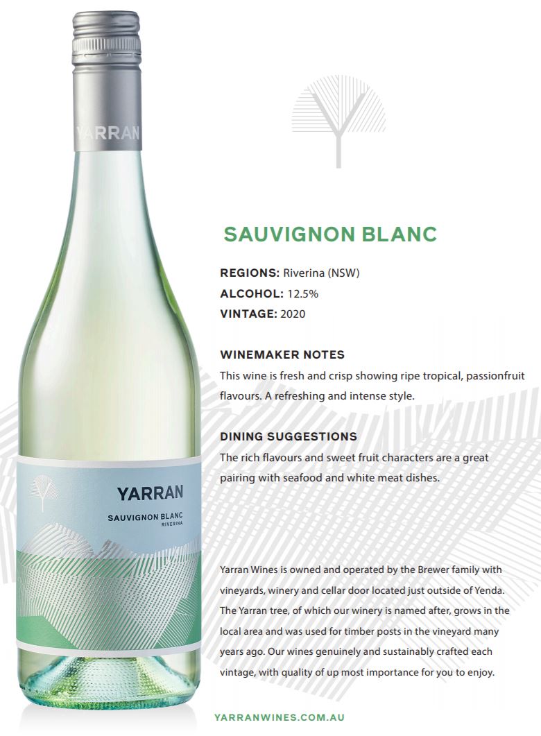 Yarran Sauvignon Blanc | Harris Farm Online