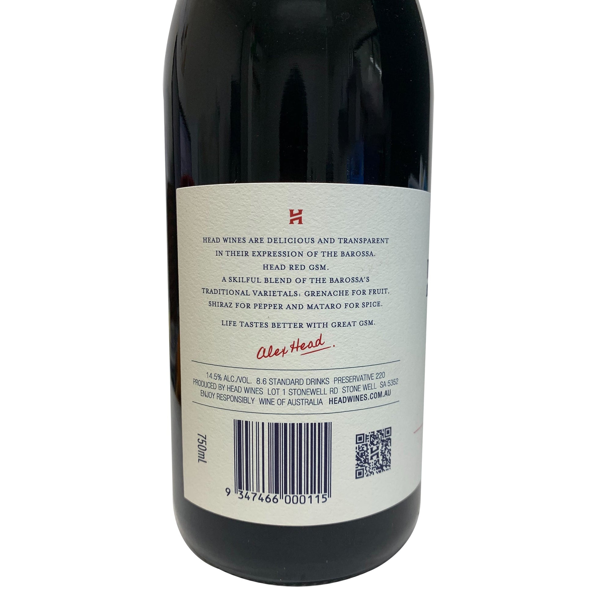 Head Red GSM Barossa Valley SA | Harris Farm Online