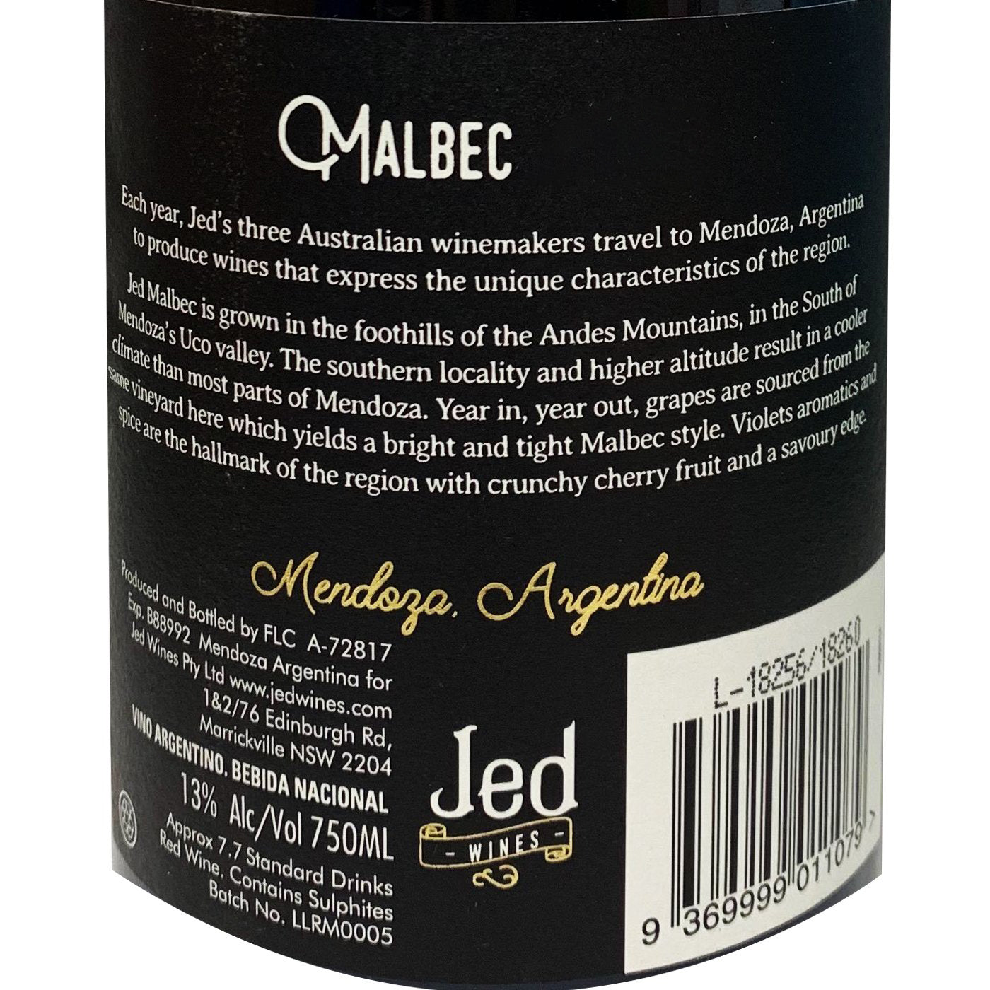 Jed Wines - Malbec | Harris Farm Online