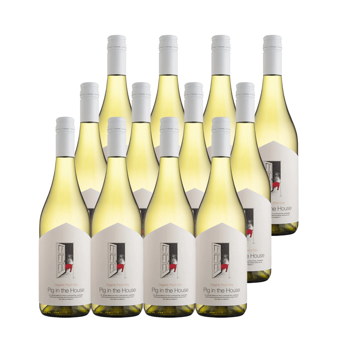 Pig in the House Organic Pinot Gris Case 12x750mL