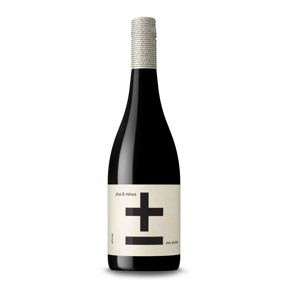 Plus and Minus Zero Alcohol Shiraz Case 6 x 750ml | Harris Farm Online