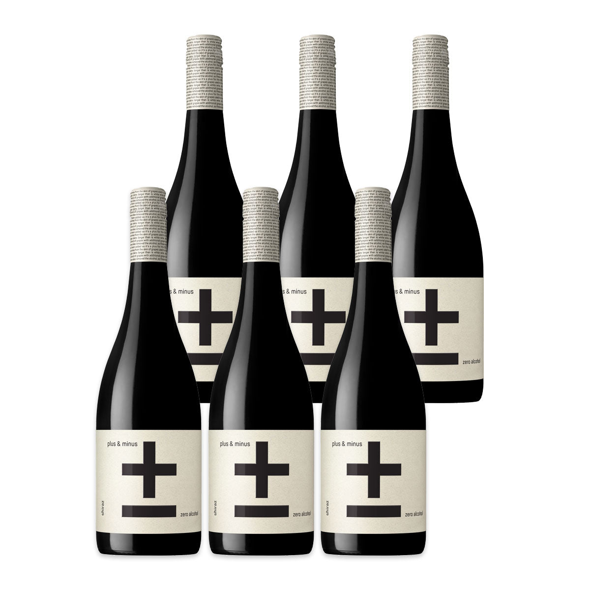 Plus and Minus Zero Alcohol Shiraz Case 6 x 750ml | Harris Farm Online