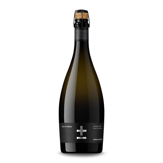 Plus and Minus Zero Alcohol Premium Blanc de Noir Adelaide Hills 750ml | Harris Farm Online