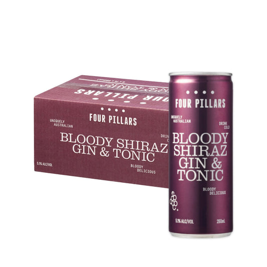 Four Pillars Bloody Shiraz Gin and Tonic Case 24 x 250ml | Harris Farm Online