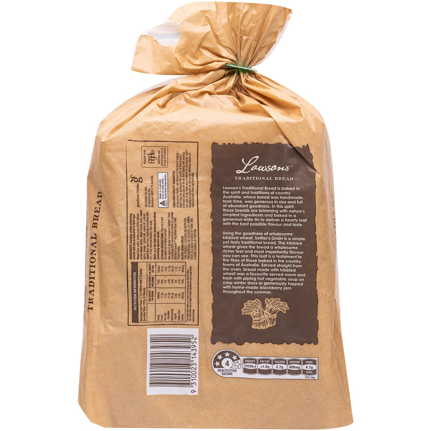 Lawson's Settlers Grain | Harris Farm Online