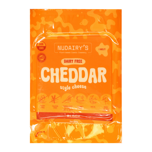 Nudairy's Cheddar Block 250g