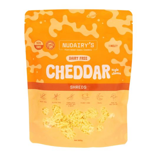 Nudairy's Shredded Cheddar 300g