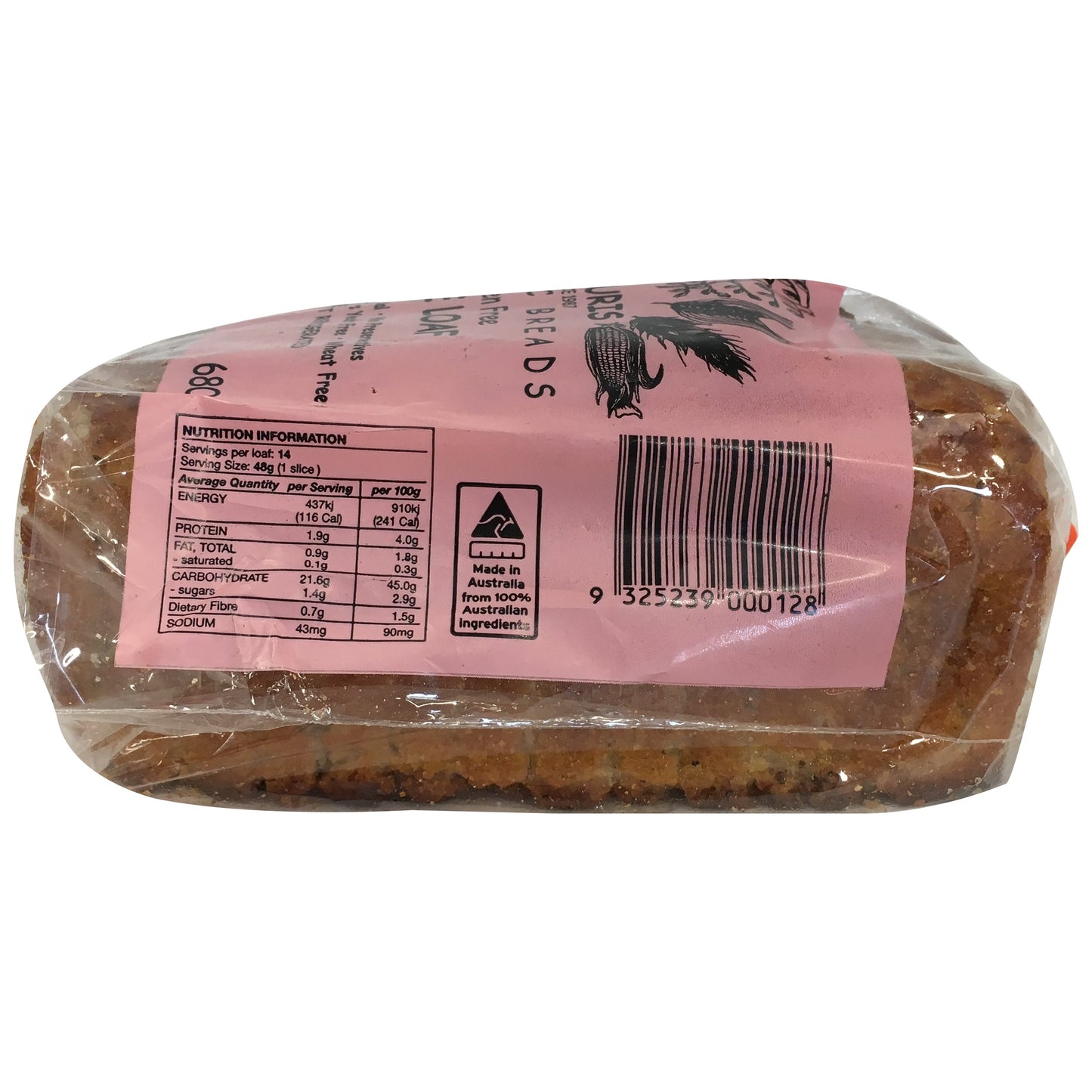 Naturis Organic Breads Rice Loaf 680g