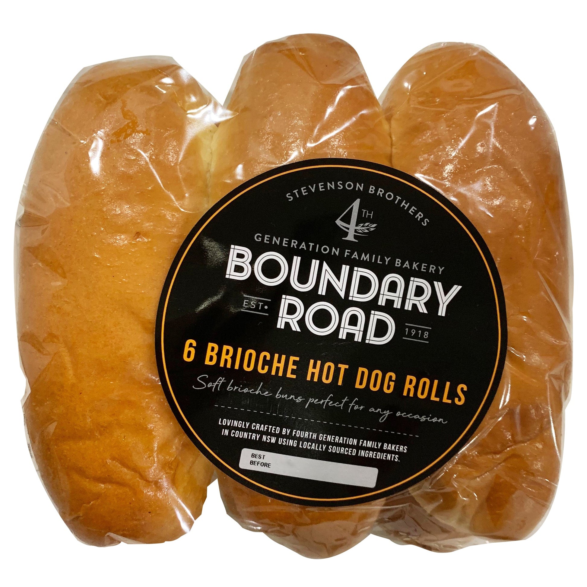 Boundary Road Brioche Hot Dog Rolls | Harris Farm Online