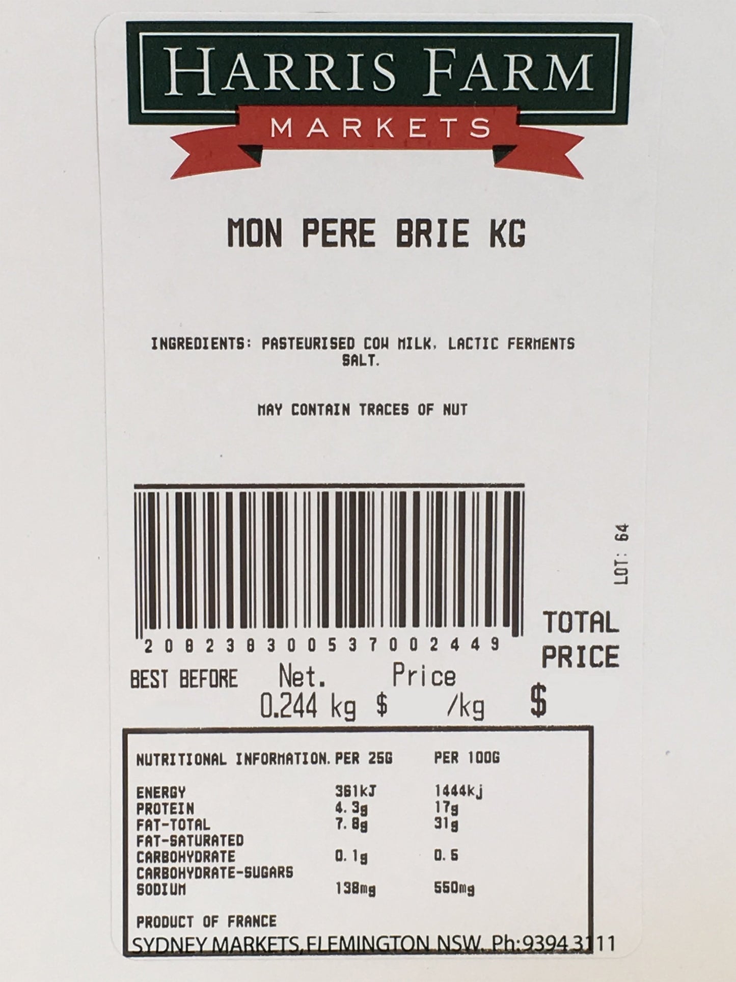 Brie Mon Pere | Harris Farm Online