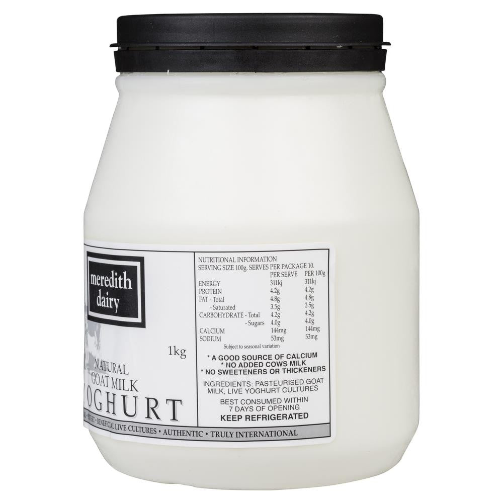 Meredith Dairy Natural Goat Milk Yoghurt Probiotic | Harris Farm Online