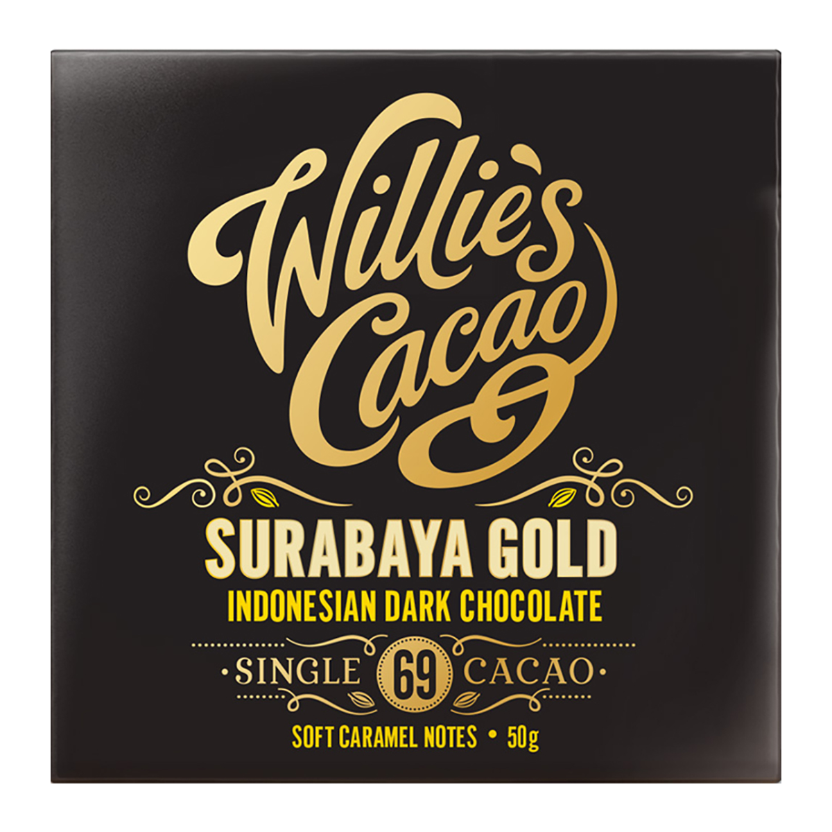 Willies Cocoa Indonesian Dark Chocolate 50g