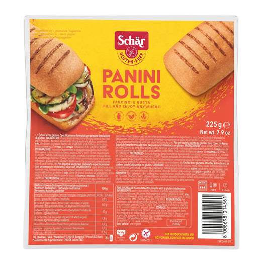 Schar Gluten Free Panini Rolls 225g