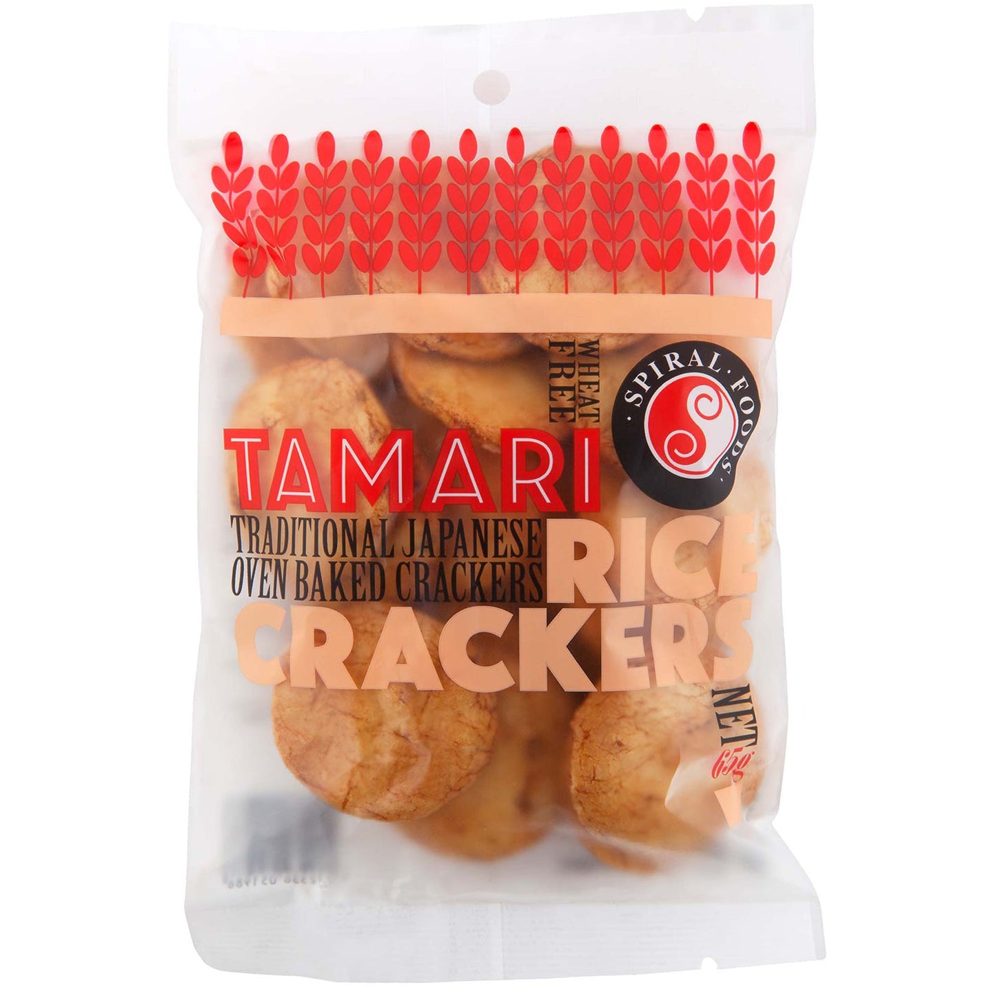 Spiral Foods Tamari Rice Crackers 65g