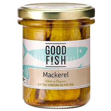 Good Fish Mackerel Fillets in Organic Extra Virgin Olive Oil | Harris Farm Online