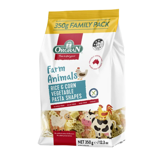 Orgran Gluten Free Pasta Farm Animals 350g