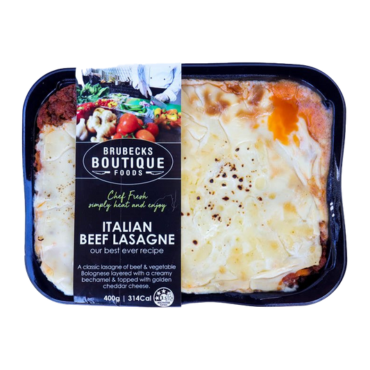 Brubecks Boutique Foods Italian Beef Lasagne 400g