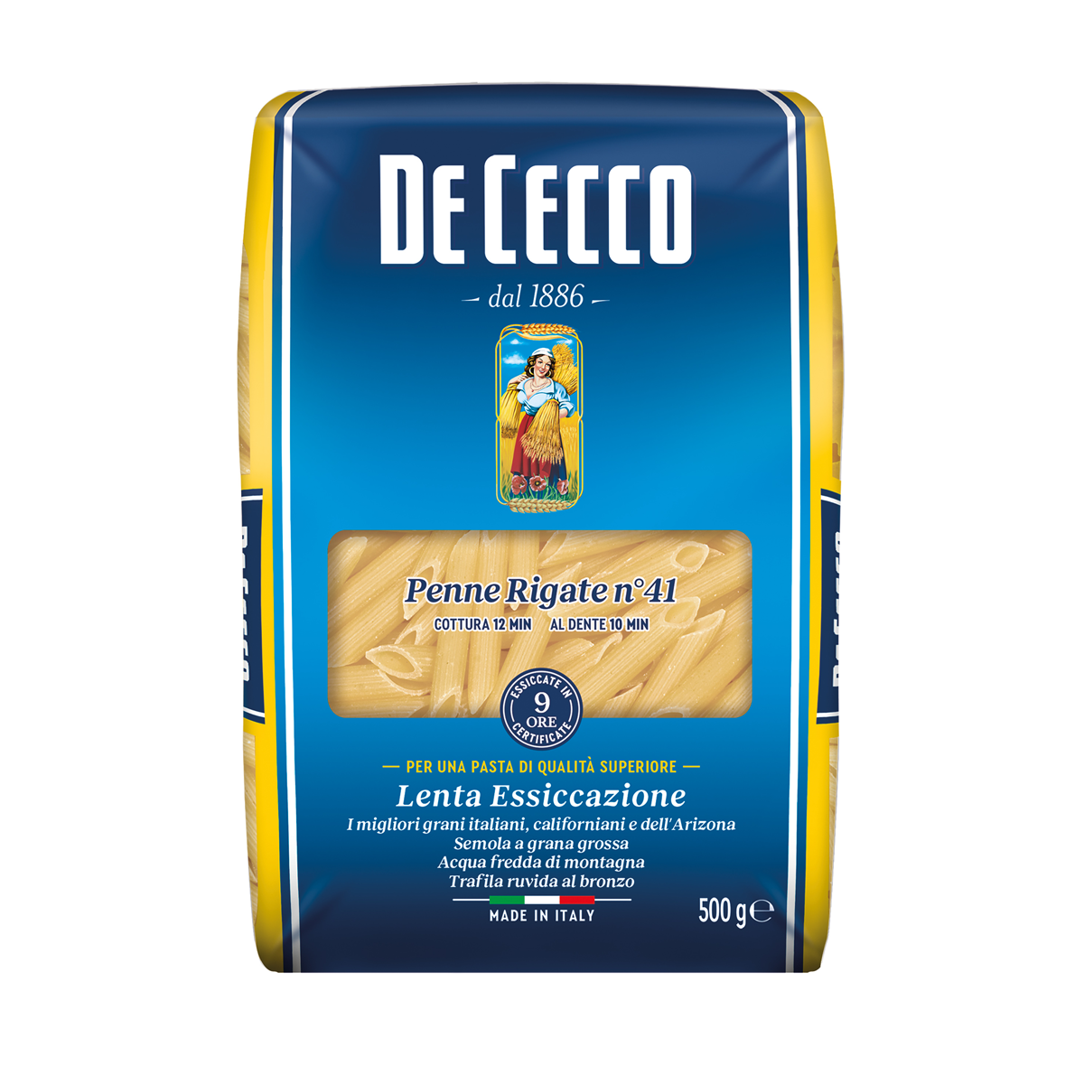 De Cecco Pasta Penne Rigate 500g