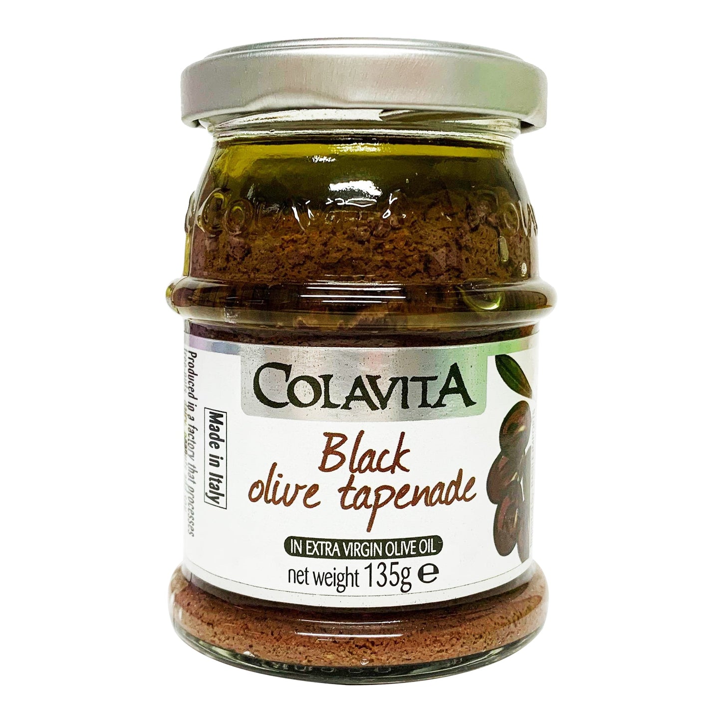 Colavita Black Olive Tapenade In Extra Virgin Olive Oil 135g