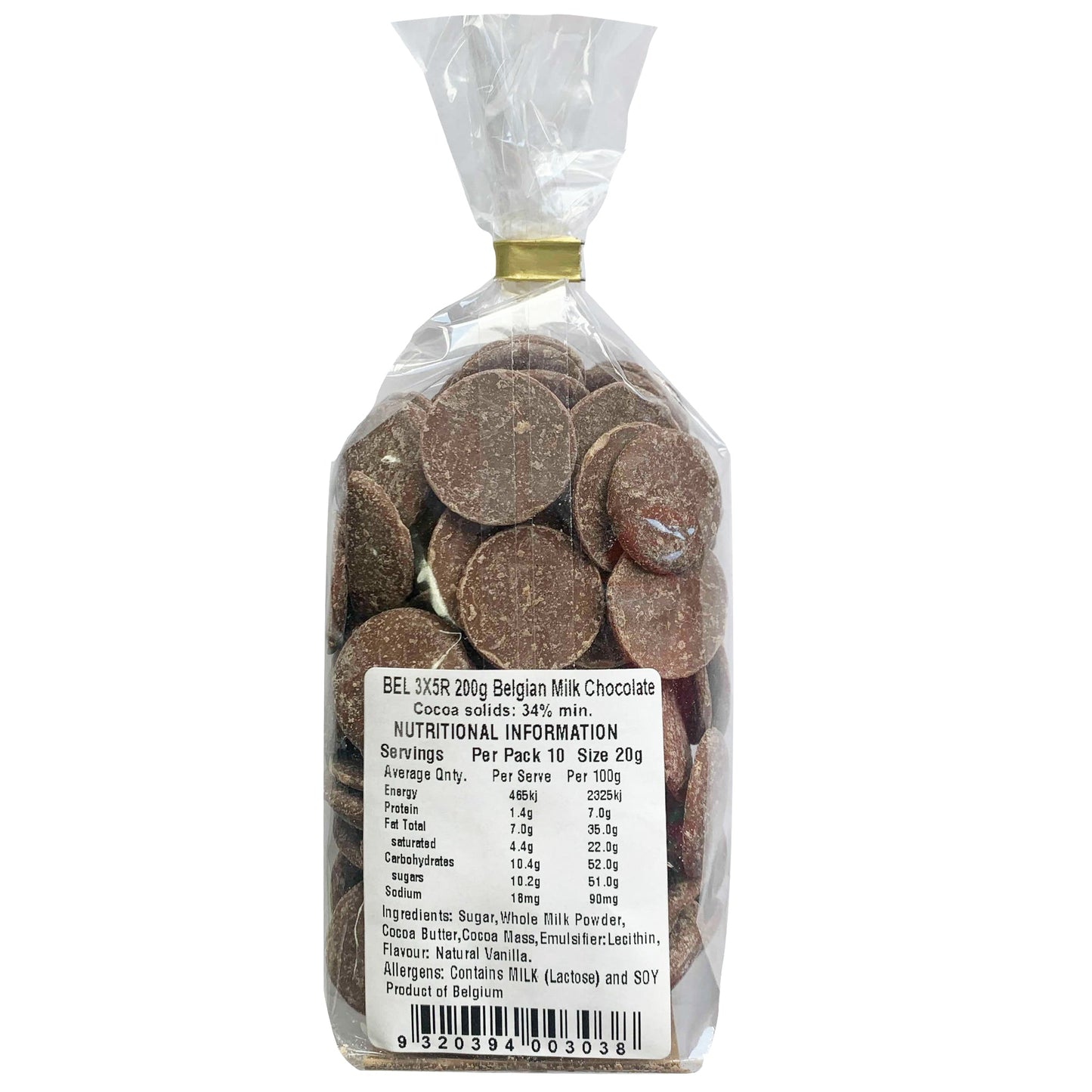 Belcolade Milk Chocolate Drops | Harris Farm Online