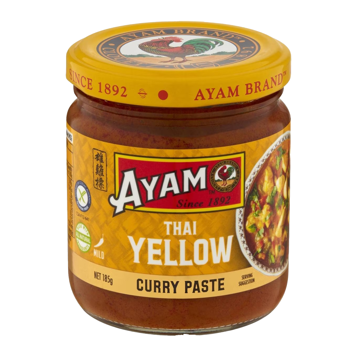 Ayam Thai Yellow Curry Paste 185g