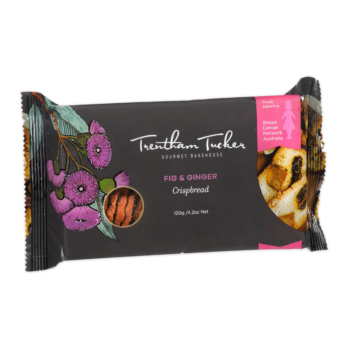 Trentham Tucker Crispbread Fig and Ginger 120g | Harris Farm Online