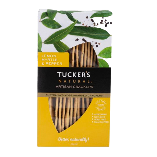 Tucker's Natural Artisan Lemon Myrtle and Pepper 100g