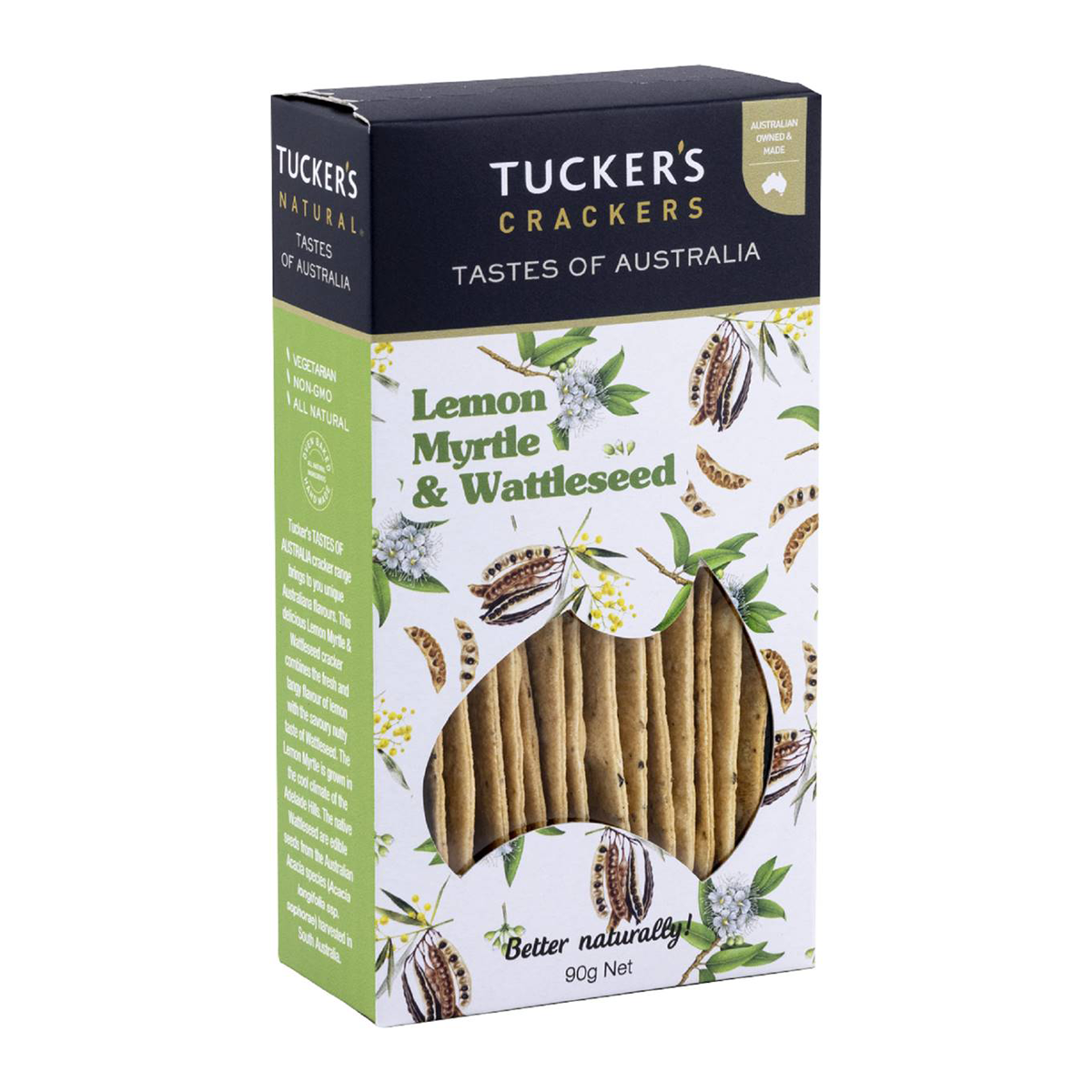 Tucker's Nautral Artisan Lemon Myrtle Wattleseed 90g