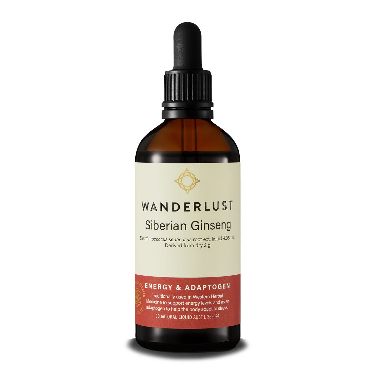 Wanderlust Siberian Ginseng Drops 90ml | Harris farm Online