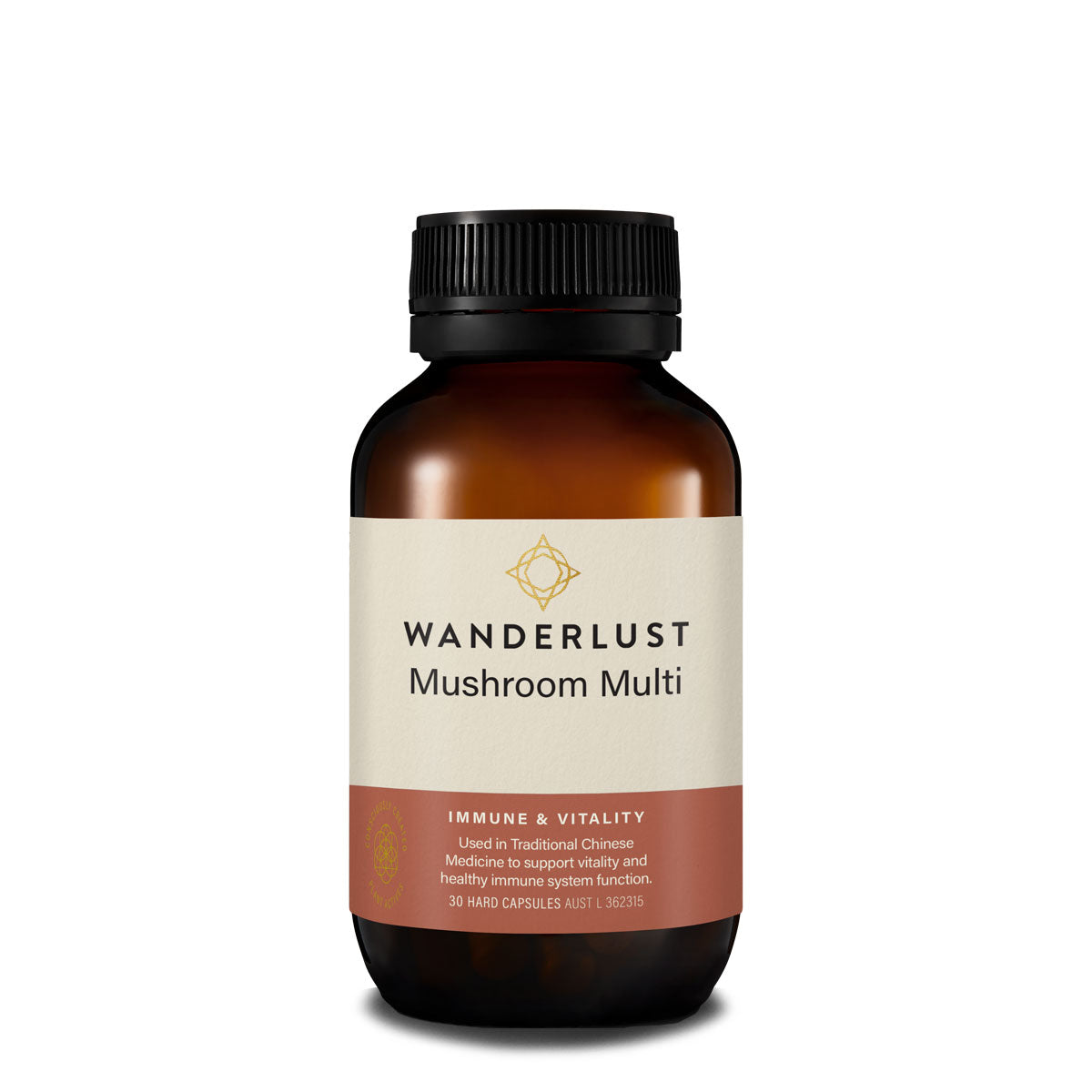 Wanderlust Mushroom Multi 30 Capsules | Harris Farm Online