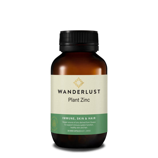 Wanderlust Plant Zinc 30 Capsules | Harris Farm Online