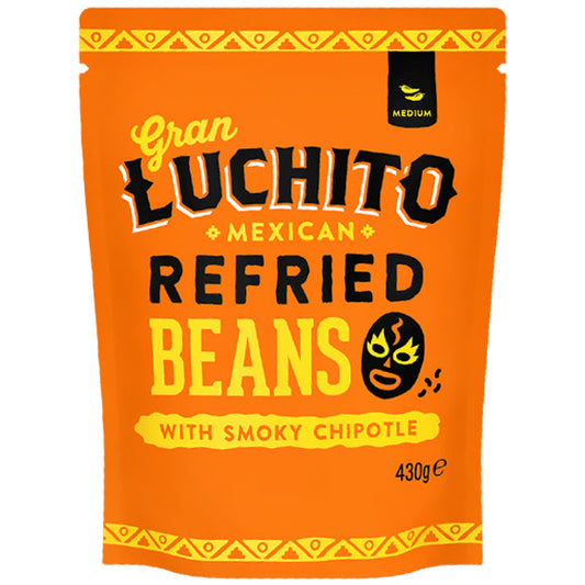 Gran Luchito Refried Beans with Smoky Chipotle | Harris Farm Online