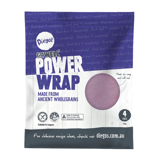 Diego's Gluten Free Power Wrap x4 240g