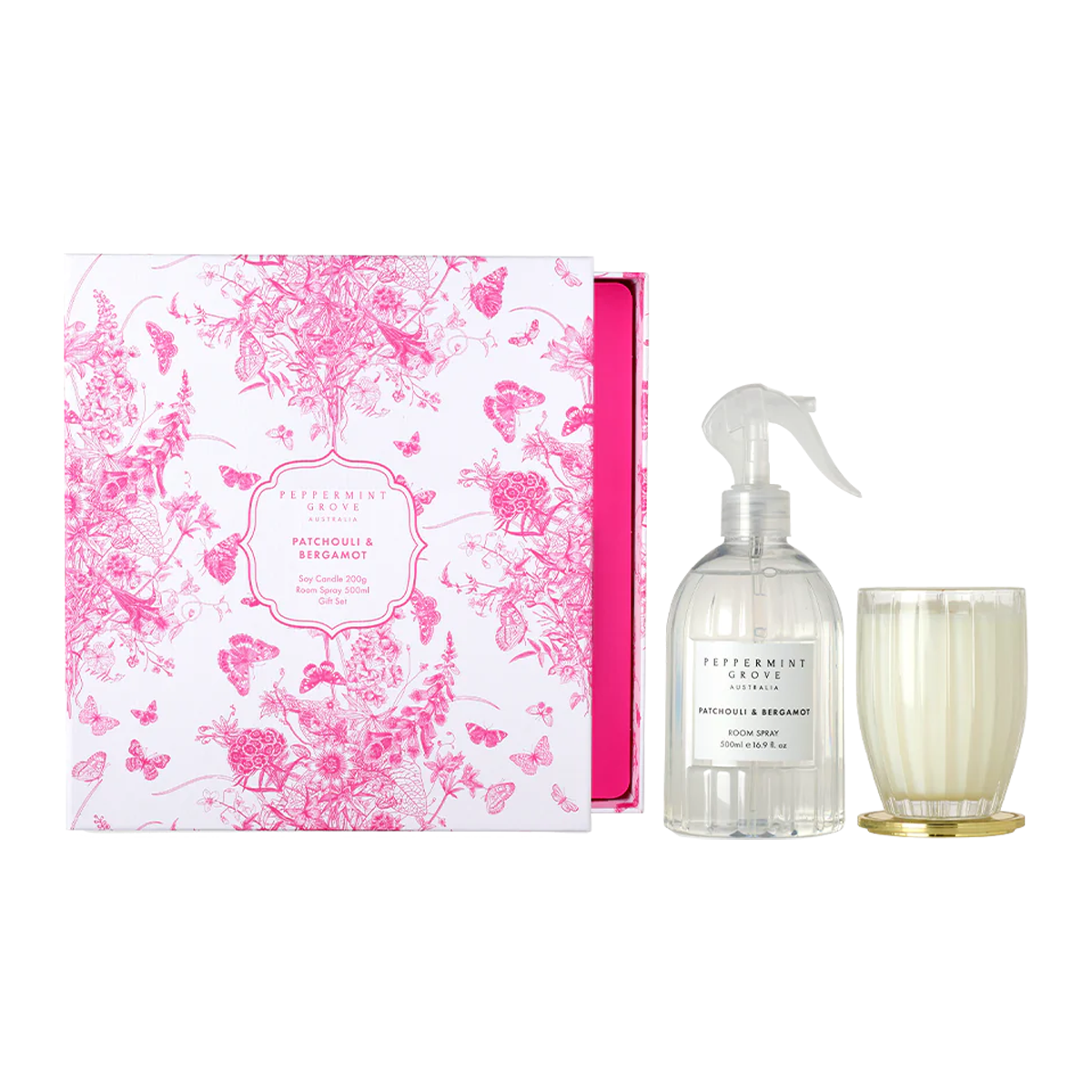 Peppermint Grove Candle and Room Spray Set