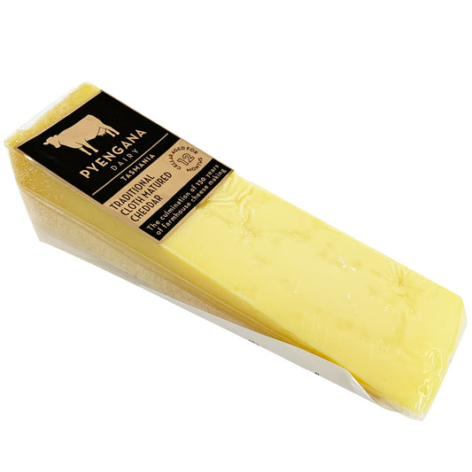 Pyengana Dairy Traditional Cloth Matured Cheddar | Harris Farm Online