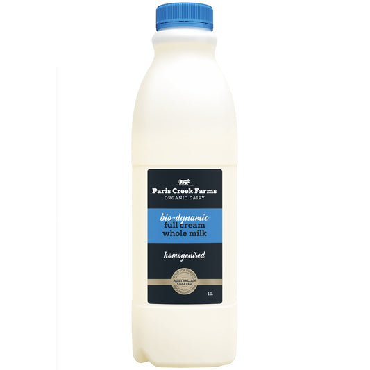 Paris Creek Farms Bio-Dynamic Organic Full Cream Milk | Harris Farm Online