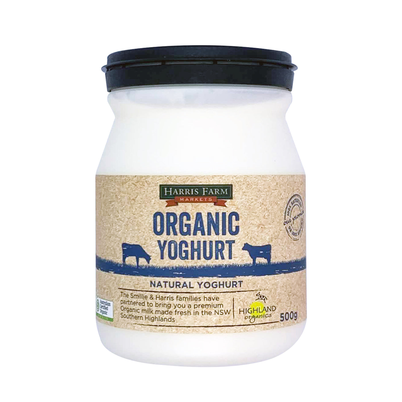 Harris Farm Yoghurt Organic Natural | Harris Farm Online