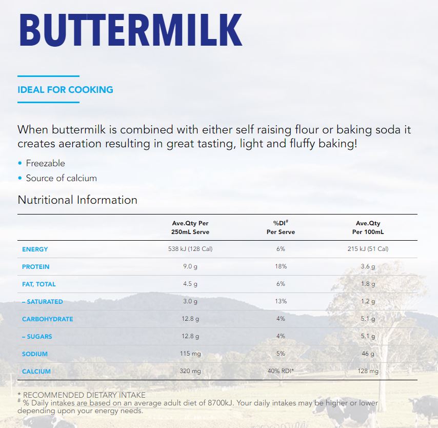 Dairy Farmers - Butter Milk | Harris Farm Online